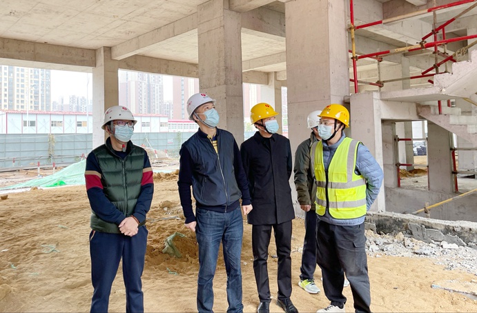 市政公用集團(tuán)黨委委員、副總經(jīng)理葛威敏到泉邦產(chǎn)業(yè)園項(xiàng)目檢查安全生產(chǎn)工